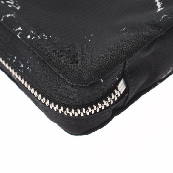 Chanel Travel Line Jewelry Case Black Silver Hardware Nylon Pouch - Picture 6 of 12